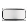 Front of Vogue Stainless Steel 1/3 Gastronorm Pan 100mm.
