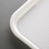 Corner of Olympia Kristallon Polypropylene Fast Food Tray White Large 450mm.