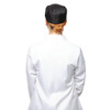 Whites Chef Skull Cap Polycotton Black worn by Chef.