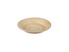 Full shot of Compostable Palm Leaf Wooden 18cm Round Plate.