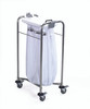 White Lid For Medi Cart Stainless Steel Laundry Trolley