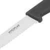Hygiplas Serrated Tomato Knife Black 10cm CF897