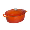 Vogue Orange Oval Casserole Dish 6Ltr GH312