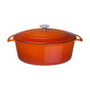 Vogue Orange Oval Casserole Dish 6Ltr GH312