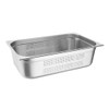 Vogue Stainless Steel Perforated 1/1 Gastronorm Tray 150mm K842