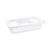 Vogue Polycarbonate 1/4 Gastronorm Container 65mm Clear U236