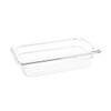 Vogue Polycarbonate 1/4 Gastronorm Container 65mm Clear U236