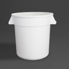 Vogue Polypropylene Round Container Bin White 76Ltr GG793