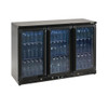 Gamko Bottle Cooler - Triple Hinged Door 315 Ltr Black CE556