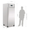 Polar U-Series Upright Freezer 650Ltr U633