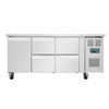 Polar U-Series Single Door and 4 Drawer Counter Fridge 358Ltr UA020