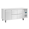 Polar U-Series Single Door and 4 Drawer Counter Fridge 358Ltr UA020