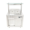 Parry Flexi-Serve Hot Cupboard with Wet Bain Marie Top and Quartz Heated Gantry FS-HBW2PACK CH190