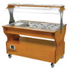 Roller Grill Chilled Salad Bar Light Wood SB40F GD373