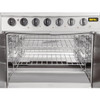 Buffalo 6 Burner Gas Oven Range with Castors CT253