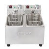 Buffalo Twin Tank Twin Basket 2x3Ltr Countertop Fryer 2x2kW DB203