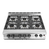 Falcon 6 Burner Dominator Plus Oven Range G3101 Propane Gas with Feet DK940-P