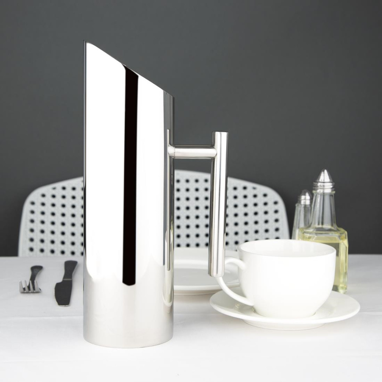 古いウズベキスタン「真鍮製水差」/Water Jug Pewter Water Pitcher with Handle No Lid - Stamped 3448 and