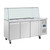 Polar U-Series GN Saladette Counter with Square Sneeze Guard 3 Door UA018