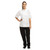 Whites Vegas Unisex Chefs Jacket Short Sleeve White M A211-M