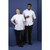 Southside Band Collar Chefs Jacket White Size S BB702-S