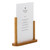 Securit Acrylic Menu Holder With Wooden Frame A4 CE409