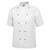 Whites Chicago Unisex Chefs Jacket Short Sleeve White S DL711-S