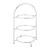 Utopia Chrome Three Tier Cake Stand 270mm DY298