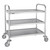 Vogue Stainless Steel 3 Tier Clearing Trolley Medium F994