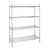 Vogue 4 Tier Wire Shelving Kit 1525x460mm L929