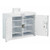 Bristol Maid Drug & Medical Cabinet 2 Door Deep Shelves with Light 80 x 30 x 60cm