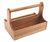 Genware Dark Wood Table Caddy