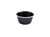 Enamel Deep Pie Dish Black with White Rim 12cm 12 Pack