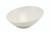 White Melamine Slanted Buffet Bowl 21 x 20 x 10cm