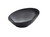 Black Melamine Slanted Buffet Bowl 30 x 29 x 13cm