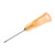 A piece of 25G x 5/8 Inch Orange colour Hypodermic Needle