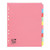 A4 Extra Wide Multicolour Punched Subject Divider
