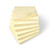 Repositionable Yellow Notes Pad Of 100 Sheets 75X75mm 12 Pack