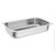 Full shot of Vogue Stainless Steel 1/1 Gastronorm Pan 100mm.