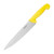 Hygiplas Chefs Knife Yellow 21.5cm side view.