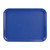 Olympia Kristallon Polypropylene Fast Food Tray Blue Large 450mm front view.