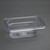 Vogue Polycarbonate 1/9 Gastronorm Container 65mm Clear U242