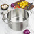 Vogue Stainless Steel Stew Pan 9.5Ltr M941