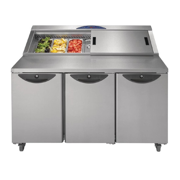 Williams Onyx 3 Door Refrigerated Prep Counter 616Ltr CPC3-SS FD367