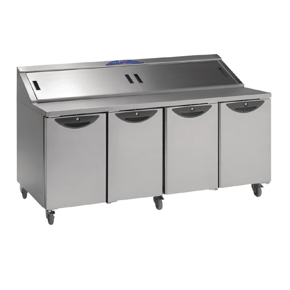 Williams Onyx 4 Door Refrigerated Prep Counter 835Ltr CPC4-SS FD368