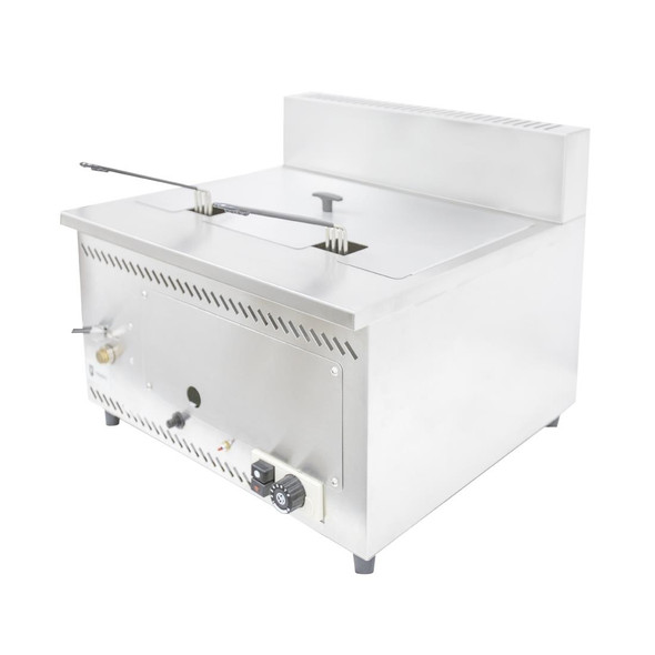 Parry Natural Gas Countertop Fryer AGF FP419-N