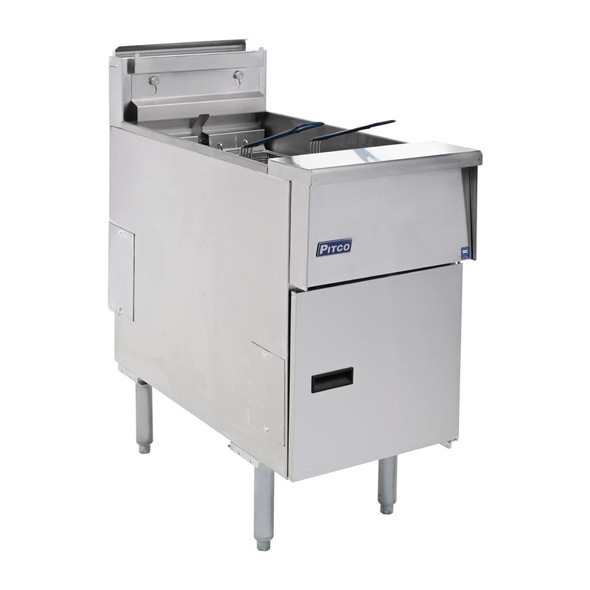 Pitco Single Tank Twin Basket Fryer SE14S-SSTC FP876