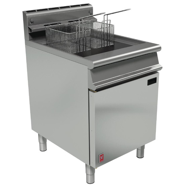 Falcon Dominator Single Tank Twin Basket Free Standing Natural Gas Fryer G3860 GP021-N