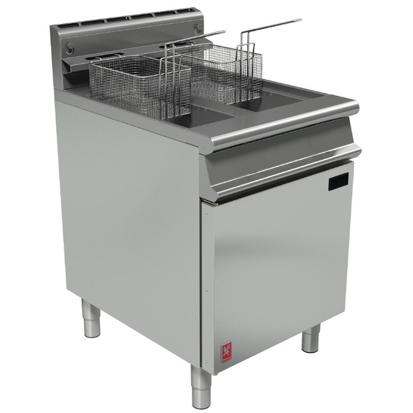 Falcon Dominator Twin Tank Twin Basket Free Standing Propane Gas Fryer G3865 GP022-P