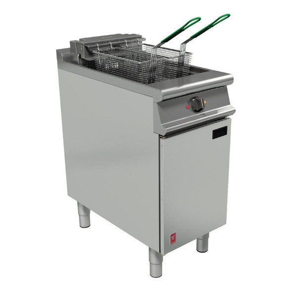 Falcon Dominator Single Tank Twin Basket Free Standing Electric Filtration Fryer E3840F GP094